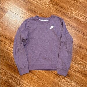 Nike Heathered Purple Crewneck
